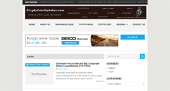 Desktop Screenshot of cryptocoinupdates.com